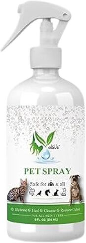 VoilaVe Pure Hypochlorous Acid Spray for Dogs, Cats | Pet Spray for Itchy, Irritated Skin, Allergy, Rashes | Supports Hydration, and Reduce Odor - 16 Oz Large Size in Saudi Arabia