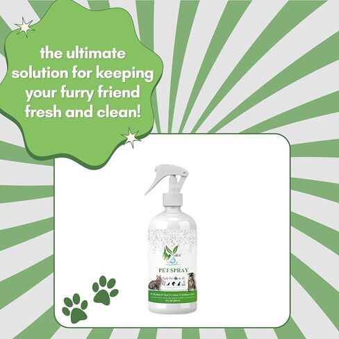 VoilaVe Pure Hypochlorous Acid Spray for Dogs, Cats | Pet Spray for Itchy, Irritated Skin, Allergy, Rashes | Supports Hydration, and Reduce Odor - 16 Oz Large Size in Saudi Arabia
