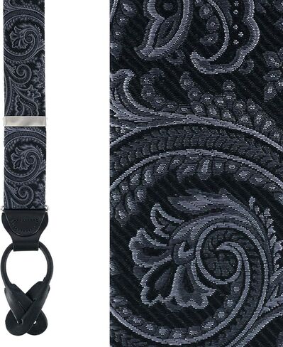 Trafalgar Men's Sobee Silk Button End Braces (Suspenders) in Saudi Arabia