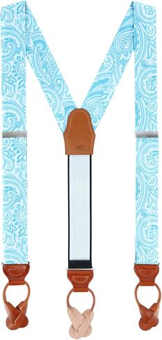 Trafalgar Men's Sobee Silk Button End Braces (Suspenders) in Saudi Arabia