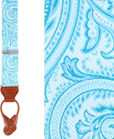 Trafalgar Men's Sobee Silk Button End Braces (Suspenders) in Saudi Arabia