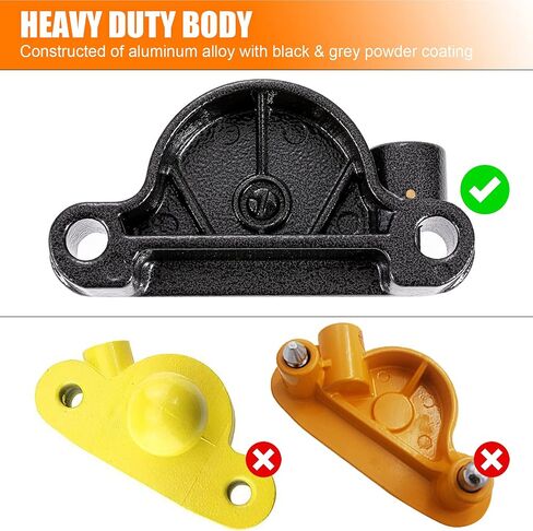 CZC AUTO Trailer Hitch Lock Universal Tow Ball Coupler Security Kit Heavy Duty Anti-Theft Protection for Trailer Caravan Horsebox, 2 Keys, Yellow in Saudi Arabia