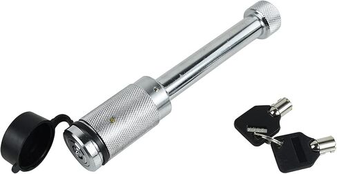 TOPTOW 63520 Trailer/RV Hitch Lock, 5/8 inch Locking Pin Dia, 3-1/2 inch Span, Fits for Class 3, 4, 5 Receiver in Kuwait