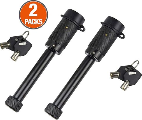 TOPTOW 63520 Trailer/RV Hitch Lock, 5/8 inch Locking Pin Dia, 3-1/2 inch Span, Fits for Class 3, 4, 5 Receiver in Kuwait