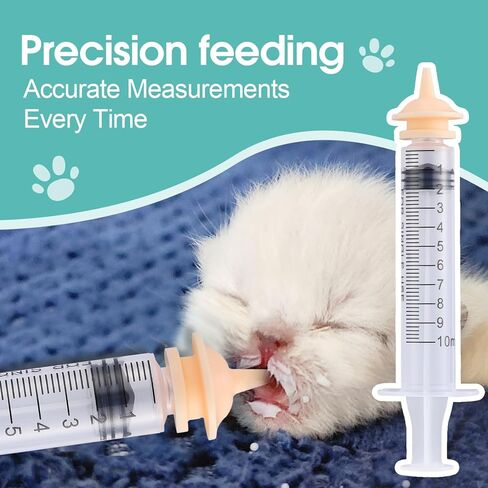 Kitten Bottle Feeding Kit,Puppy Bottles for Nursing Puppy Milk, Anti-Choking Puppy Feeder Design,Suitable for All Kinds of Puppies, Kittens and Other Small Animals (Pink) in Saudi Arabia