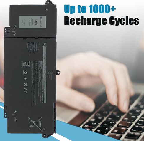 LAQUEENA G91J0 Laptop Battery Compatible with Dell Latitude 3320 3330 3420 3520 Inspiron 3510 3511 3515 3520 3525 3530 5320 5330 5410 5415 5418 5518 5430 5435 7415 7420 2-in-1 Vostro 5620 5625 in Saudi Arabia