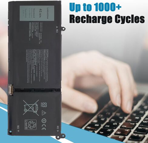 LAQUEENA G91J0 Laptop Battery Compatible with Dell Latitude 3320 3330 3420 3520 Inspiron 3510 3511 3515 3520 3525 3530 5320 5330 5410 5415 5418 5518 5430 5435 7415 7420 2-in-1 Vostro 5620 5625 in Saudi Arabia