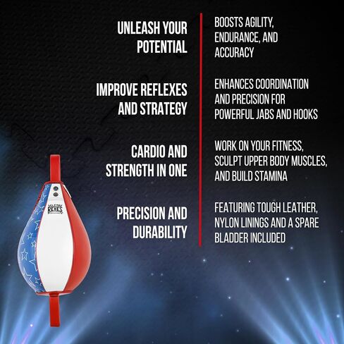 CLETO REYES Double End Punching Bag for Boxing Workout Practice Gym Training Equipment, MMA, Kickboxing, Muay Thai in Saudi Arabia