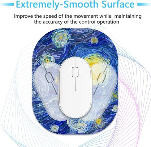 Small Mouse Pad，Mini Mouse Pad 6 x 7 Inch，for Laptop Keyboard Tray Wireless Mouse Home Office Travel，with Non-Slip Rubber Base, Waterproof Mouse Mat，Cyan Blue Marble in Saudi Arabia