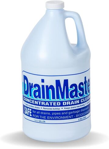 DrainMaster Commercial Drain and Grease Trap Cleaner/Concentrated Enzyme Drain Cleaner/Organic Liquid Bacteria For Plumbing Lines (1-Gallon) in Saudi Arabia