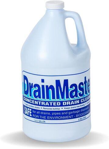 DrainMaster Commercial Drain and Grease Trap Cleaner/Concentrated Enzyme Drain Cleaner/Organic Liquid Bacteria For Plumbing Lines (1-Gallon) in Saudi Arabia
