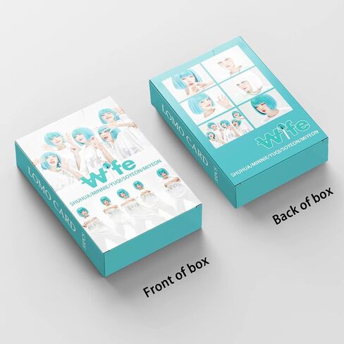 PYAJUU (G) I-DLE Photocards KPOP (G) I-DLE 2nd Album Cards 55pcs Gidle Wife Lomo Cards Kpop Gift for Boys and Girls (G) I-DLE Merch in Saudi Arabia