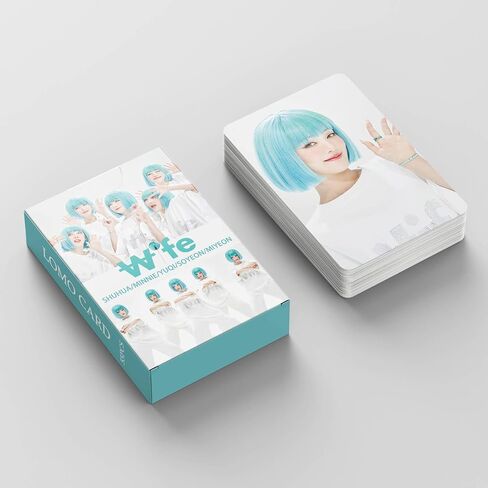 PYAJUU (G) I-DLE Photocards KPOP (G) I-DLE 2nd Album Cards 55pcs Gidle Wife Lomo Cards Kpop Gift for Boys and Girls (G) I-DLE Merch in Saudi Arabia