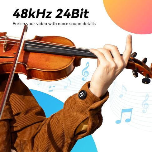 ميكروفون Hollyland Lark M2 اللاسلكي Lavalier لهاتف iPhone 15/15 pro/15pro max/Android، صوت هاي فاي، ميكروفون صغير، نطاق لوس 300 متر، إلغاء الضوضاء، مدة 30 ساعة لمدونة الفيديو يوتيوب - أسود in Kuwait