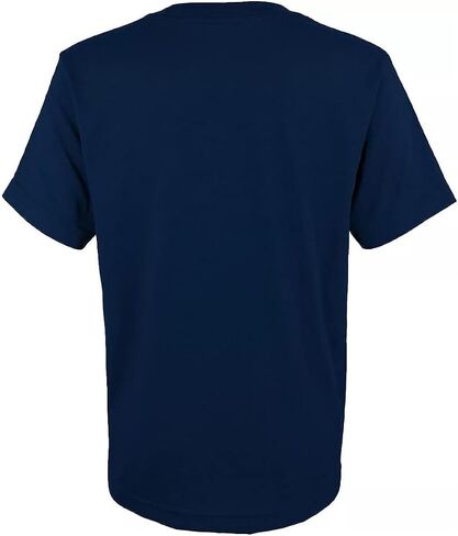 Outerstuff New York Rangers Juniors Boys مقاس 4-18 تي شيرت بشعار الفريق الأساسي in Saudi Arabia