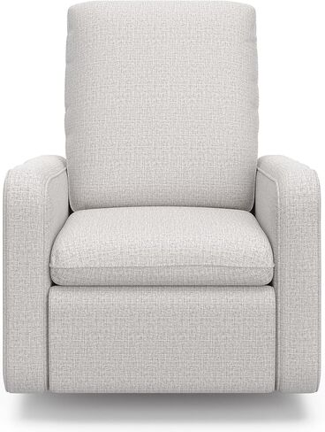 Graco Teddi Power Recliner Swivel Glider (Ivory Basketweave) - معتمد من GREENGUARD Gold، رغوة معتمدة من CertiPUR-US، كرسي كهربائي إلكتروني، شاحن USB-A وUSB-C، توسيد وراحة ممتازين in Kuwait