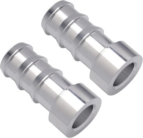 Podavelle 3/8 Inch Weld On Hose Barb Bung Nipple Fitting Adapter Aluminum Natural, Pack of 2 in Saudi Arabia