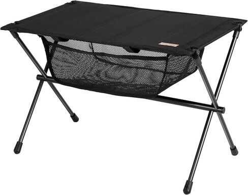 TOBTOS Folding Camping Table, Portable Hard Top Camp Table with Mesh Storage and Carry Bag, Small Camping Table for Outdoor, Backpacking, BBQ, Beach, Fishing (Green) in Saudi Arabia