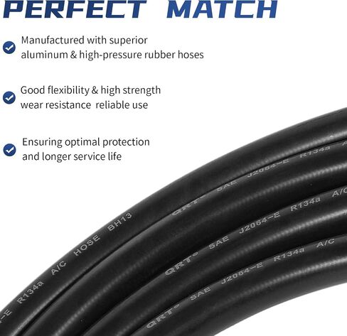 SU33468 Air Conditioning Replacement Lines Rear AC Line Set Fit for 2007-2014 Chevy Suburban/Cadillac Escalade ESV/Yukon XL Rear High-Pressure A/C Hose Kit (Comes with Nylon Cable Ties) in Saudi Arabia