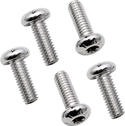 Chrome Front Disk Brake Rotor Bolts for Harley Touring Dyna Softail - High Carbon Steel, 5/16"-18 Thread, 7/8" Length, Pack of 5 in Saudi Arabia