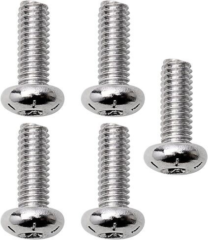Chrome Front Disk Brake Rotor Bolts for Harley Touring Dyna Softail - High Carbon Steel, 5/16"-18 Thread, 7/8" Length, Pack of 5 in Saudi Arabia