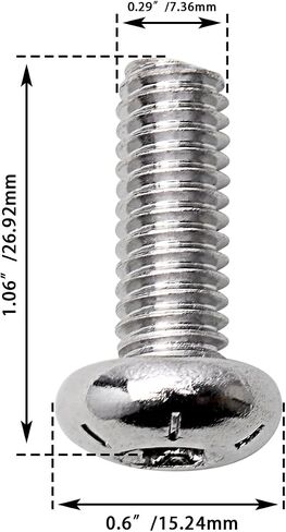 Chrome Front Disk Brake Rotor Bolts for Harley Touring Dyna Softail - High Carbon Steel, 5/16"-18 Thread, 7/8" Length, Pack of 5 in Saudi Arabia