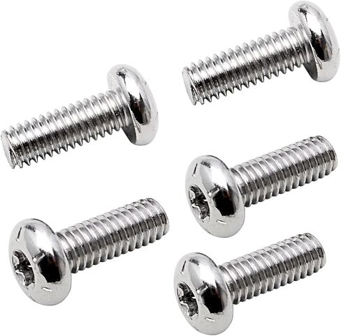 Chrome Front Disk Brake Rotor Bolts for Harley Touring Dyna Softail - High Carbon Steel, 5/16"-18 Thread, 7/8" Length, Pack of 5 in Saudi Arabia