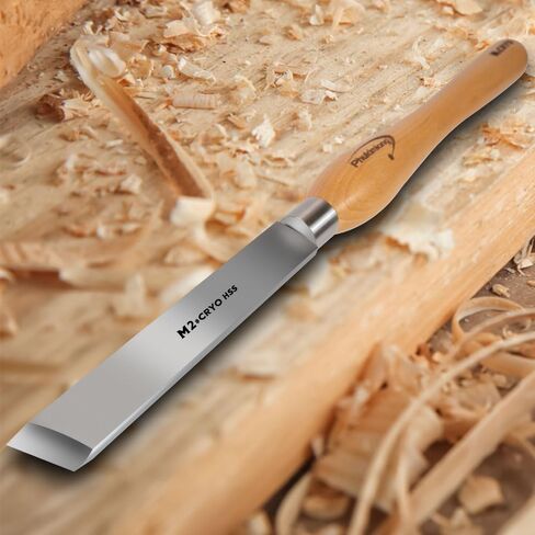 professional 1.5 Inch Round Nose Scraper - M2 HSS with Cryogenic Treatment, HRC63-65, and Durable Beechwood Handle - Essential Wood Lathe Tool(38mm)… in Saudi Arabia