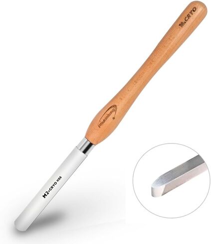 professional 1.5 Inch Round Nose Scraper - M2 HSS with Cryogenic Treatment, HRC63-65, and Durable Beechwood Handle - Essential Wood Lathe Tool(38mm)… in Saudi Arabia