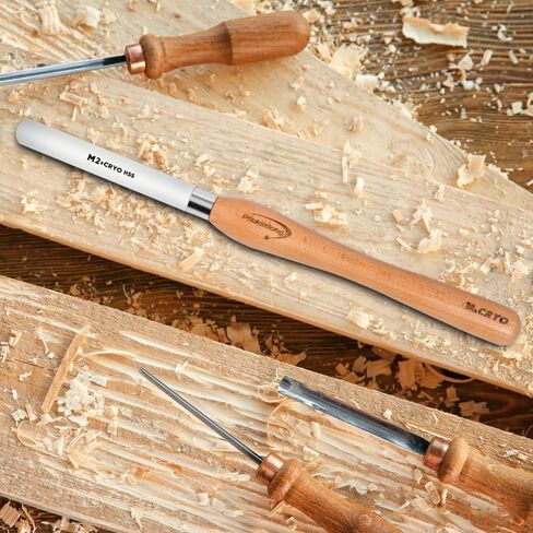 professional 1.5 Inch Round Nose Scraper - M2 HSS with Cryogenic Treatment, HRC63-65, and Durable Beechwood Handle - Essential Wood Lathe Tool(38mm)… in Saudi Arabia