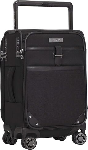 M&A Dual Opening Wide Trolley Hardside Luggage, Black, Checked-Large 28-Inch in Saudi Arabia