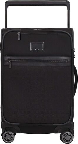M&A Dual Opening Wide Trolley Hardside Luggage, Black, Checked-Large 28-Inch in Saudi Arabia