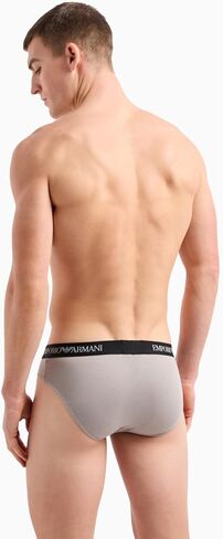 Emporio Armani Men's Pure Cotton 3-Pack Brief in Saudi Arabia