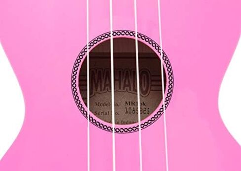 سلسلة Mahalo Ukuleles Rainbow، 4 أوتار، يمين، بني، سوبرانو (MR1TBRK) in Kuwait