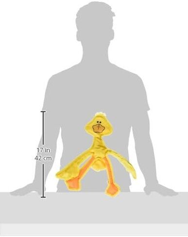 Multipet 43320-1 Skele-Ropes Animals Toy, Duck, 15", Yellow in Saudi Arabia