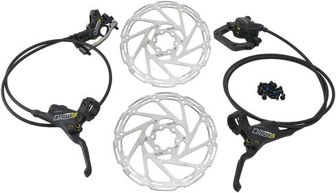 مجموعة فرامل قرصية هيدروليكية TEKTRO HD-M735 مكبس F4 X R2 مع دوار 180 مم، MH1747-N in Kuwait