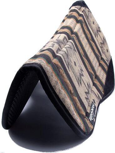 Reinsman Durable Contoured Trail Saddle Pad for Horse - Tacky Too Bottom, Running Bull Onyx in Kuwait