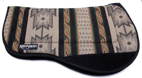 Reinsman Durable Contoured Trail Saddle Pad for Horse - Tacky Too Bottom, Running Bull Onyx in Kuwait