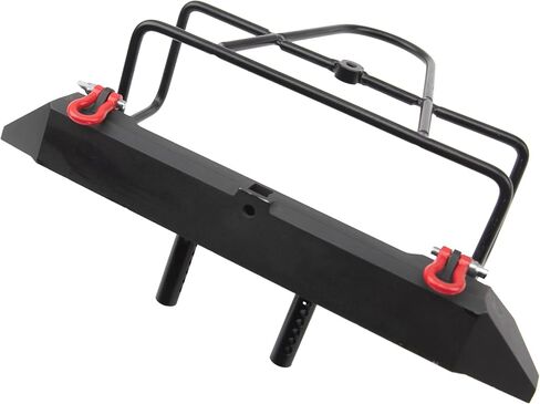 ShareGoo Metal Bumper with Tow Trailer Compatible with Axial SCX10 90046 90047 Traxxas TRX-4 Redcat Gen8 1/10 RC Crawler Car (Front Bumper) in Saudi Arabia