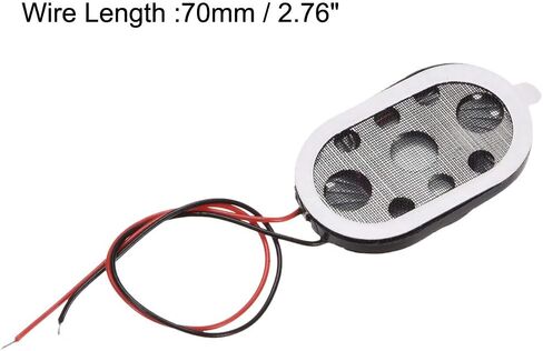 uxcell 1W 8 Ohm Mini DIY Magnetic Speaker Replacement Loudspeaker 15mmx24mm for Electronic and GPS Navigator 8pcs in Saudi Arabia