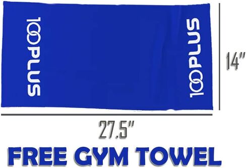 (12 Cans) 100 PLUS Isotonic Sports Drinks Hydration Maksuri Gym Towel Set 11fl oz in Saudi Arabia