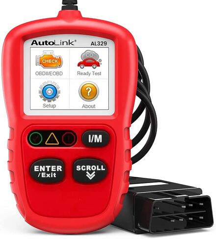 Autel OBD2 Scanner Autolink AL329, Upgrade Version of Autel AL319 & MaxiScan MS309 Car Code Reader, Engine Fault OBDII Diagnostic Tool, Auto VIN, Live Data, DTC Lookup, I/M Readiness Smog Check in Saudi Arabia