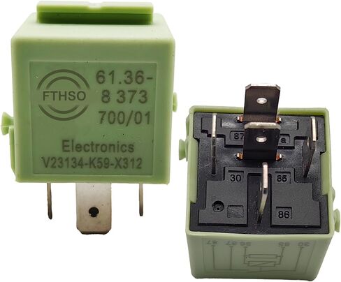 V23134-K59-X312 مرحل 61368373700 مضخة الوقود مرحل تعليق هوائي مرحل الإشعال لسيارات BMW 1 3 5 6 7 Series X3 X5 X6 X7 Mini Phantom Plug في خمسة دبابيس 12Vdc 30A in Kuwait