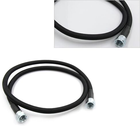 مجموعة خطوط تبريد ناقل الحركة LVOUP، خطوط خراطيم تبريد مضفرة متوافقة مع دودج رام 1996-2002 مع الكمون 5.9L 47RE in Kuwait