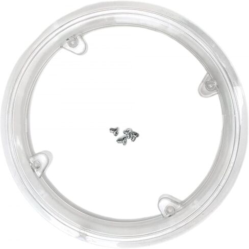 Chain guard ring, chain guard washer for your bike -42T 44T, crankset cover bike chain guard, plastic black for mountain bike bike + screws, chain guard bike，White 42t Disc in Saudi Arabia