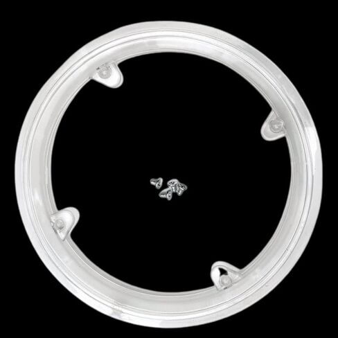 Chain guard ring, chain guard washer for your bike -42T 44T, crankset cover bike chain guard, plastic black for mountain bike bike + screws, chain guard bike，White 42t Disc in Saudi Arabia