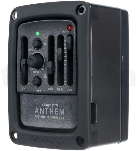 LR Baggs StagePro Anthem Acoustic Guitar Pickup and Microphone System Bundle w/ 12x Fender Picks and Liquid Audio Polishing Cloth in Saudi Arabia