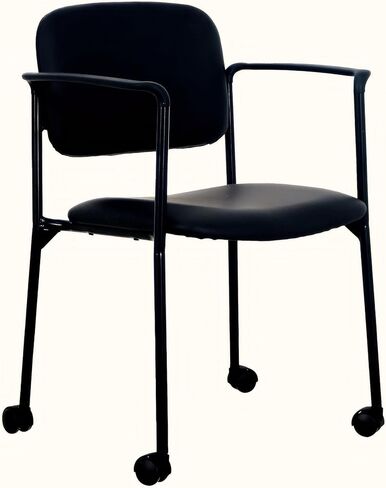 كرسي SNUGWAY بعجلات الاستقبال القابلة للتكديس، FBlack in Kuwait