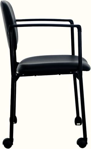 كرسي SNUGWAY بعجلات الاستقبال القابلة للتكديس، FBlack in Kuwait