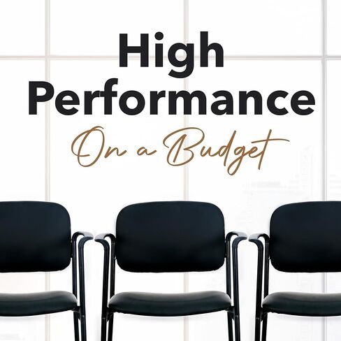 كرسي SNUGWAY بعجلات الاستقبال القابلة للتكديس، FBlack in Kuwait